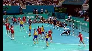 Stunning Croatia Win Gold  Mens Handball  Atlanta 1996 Olympics [upl. by Nrobyalc]