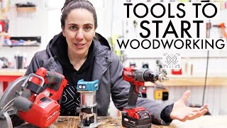 What Tools Do You Need to START Woodworking Beginner Woodworking Tool List [upl. by Kram]