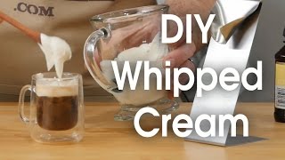 DIY whipped cream in 60 seconds [upl. by Emirej]