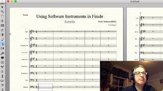 Using Software Instruments in Finale [upl. by Maziar]