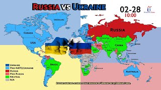 Every Countrys Position on Ukraine vs Russia 5 Days After War [upl. by Torrance]