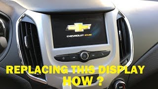 How to Replace 2017 Chevy Cruze Radio Display [upl. by Aihsein51]