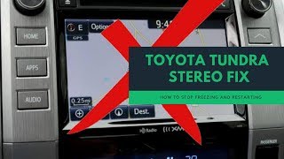 Toyota Tundra Radio Stereo Fix [upl. by Viva]