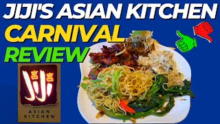 Carnival Cruise Food  JIJI Asian Kitchen [upl. by Attelliw517]