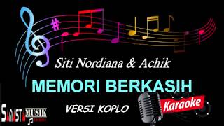 Memori Berkasih  Karaoke Koplo [upl. by Ilujna]