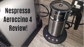 Nespresso Aeroccino 4 Milk Frother Review  Worth upgrading from the Aeroccino 3 [upl. by Bradwell]