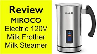 Review Miroco Milk Frother  How to make froth milk at home [upl. by Cyrano]