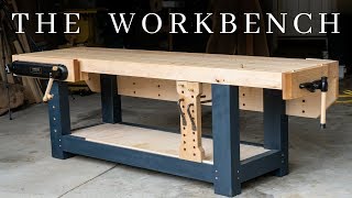 The PERFECT Woodworking Workbench  How To Build The Ultimate Hybrid Workholding Bench [upl. by Ern733]