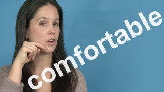 How to Pronounce COMFORTABLE  AMERICAN ENGLISH PRONUNCIATION [upl. by Columbus]