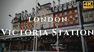 London Victoria Station Walk Through England 4K [upl. by Straub256]