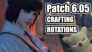 FFXIV 605 Master Recipe Rotation Guide [upl. by Curtis]