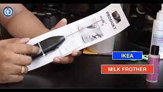 IKEA MILK FROTHER Review amp Battery Installation [upl. by Nnyluqcaj]