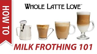 Milk Frothing for Beginners [upl. by Acinorehs]