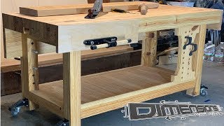 Best Wood Working Workbench Ever [upl. by Yehc]