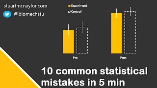 Ten Statistical Mistakes in 5 Min [upl. by Randal455]