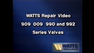 909 009 990 and 992 Backflow Preventer Repair  Watts Repairs [upl. by Edwina343]