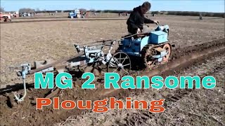 MG2 Ransome crawler ploughing [upl. by Sucramd]