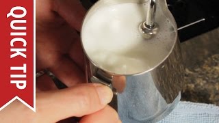 How to AutoFroth Milk for Lattes [upl. by Christenson]