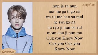 NCT U  Know Now Easy Lyrics [upl. by Pinkham359]