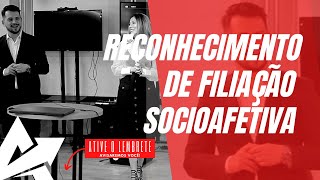 DIREITO DE FAMÍLIA Reconhecimento de filiação socioafetiva [upl. by Eseuqcaj]