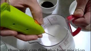 How To Make Latte Art with Mini Milk Frother [upl. by Niad]