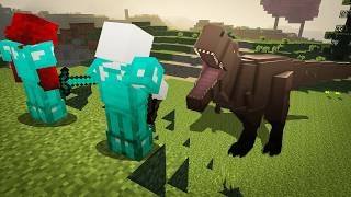 Surviving Dinosaurs in Minecraft [upl. by Asilak]