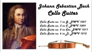 Johann Sebastian Bach  Cello suites in 432 Hz great for reading or studying [upl. by Louls819]