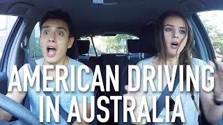 AMERICAN DRIVING IN AUSTRALIA [upl. by Htiderem508]