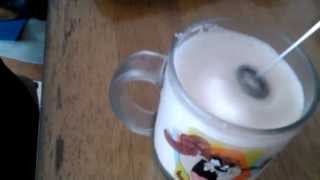 Aerolatte Review Frothing Cold Milk In Under 1 Minute [upl. by Ihp]